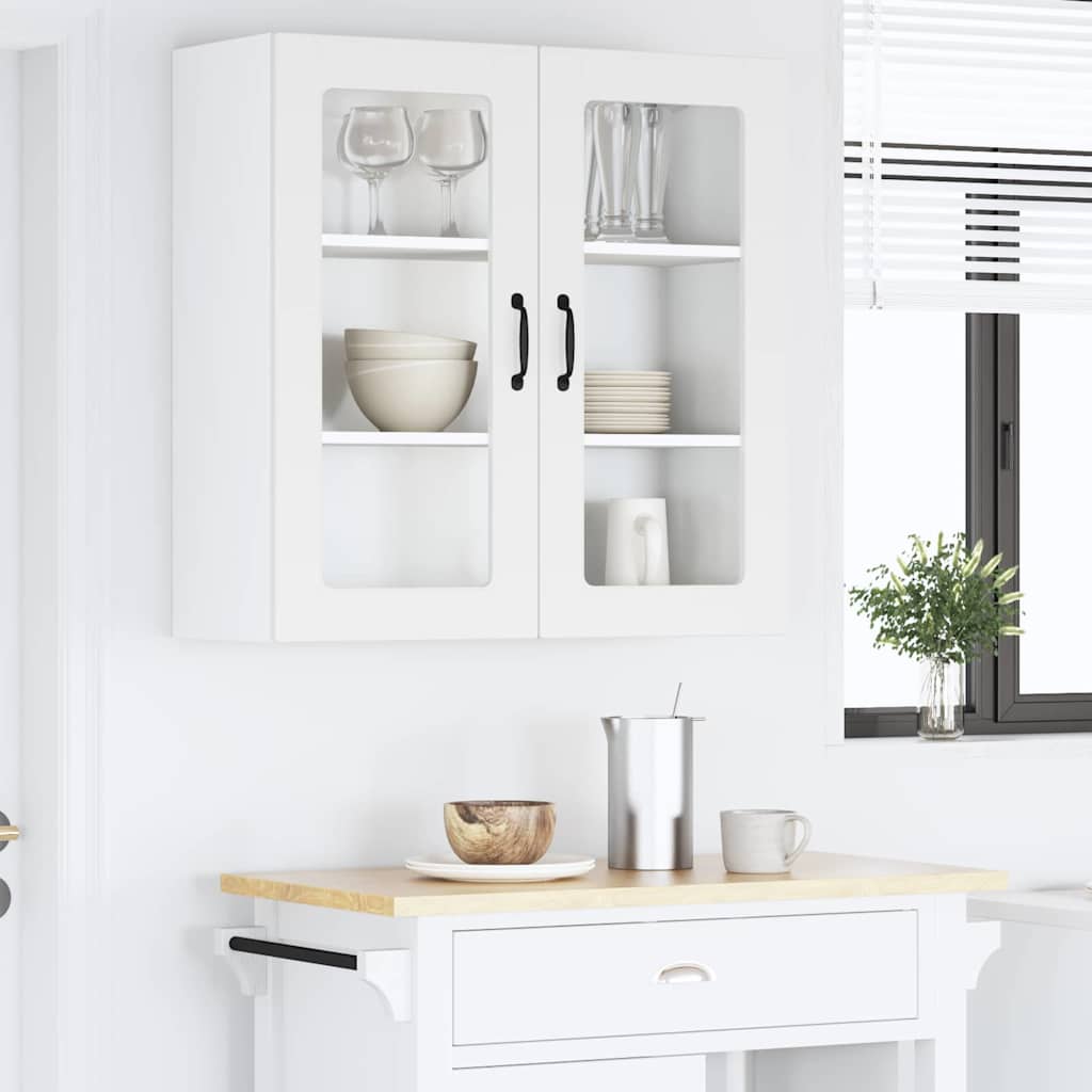 vidaXL Küchenschrank mit Regal Weiß 80 x 31 x 80 cm Holzwerkstoff