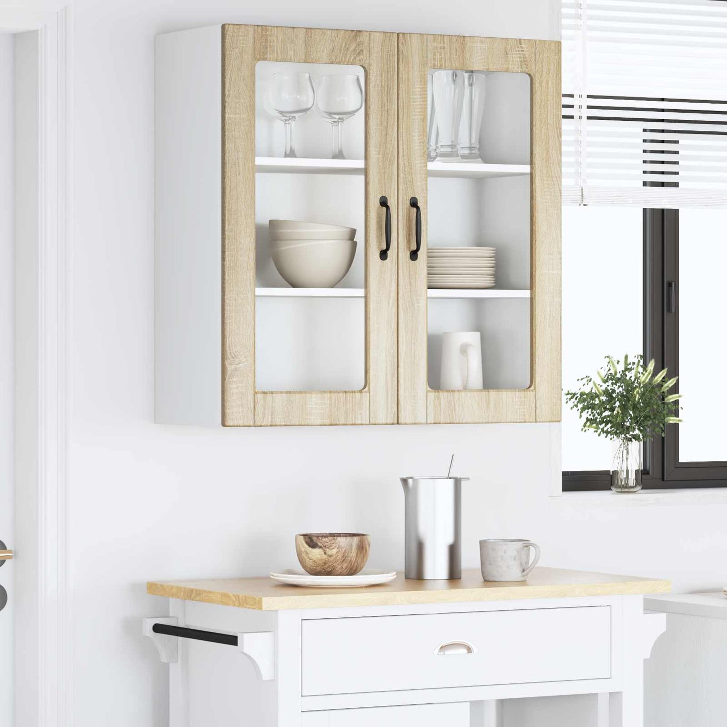 Küchenschrank Sonoma-Eiche 80 x 31 x 80 cm Holzwerkstoff