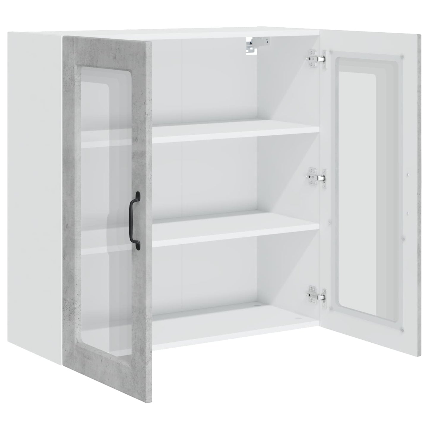 vidaXL Küchenschrank mit Tür Beton Grau 80 x 31 x 80 cm Holzwerkstoff