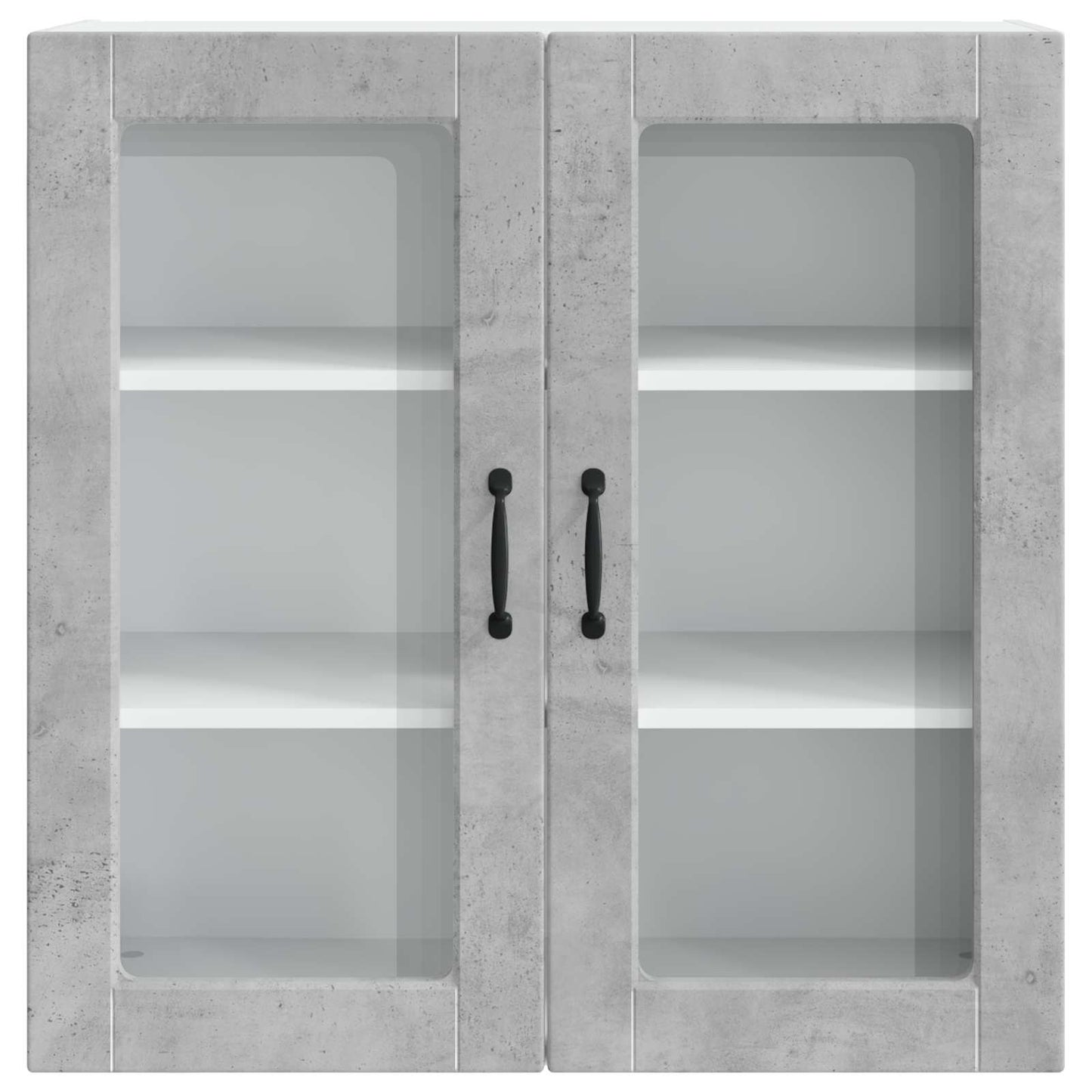 vidaXL Küchenschrank mit Tür Beton Grau 80 x 31 x 80 cm Holzwerkstoff