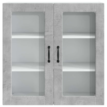 vidaXL Küchenschrank mit Tür Beton Grau 80 x 31 x 80 cm Holzwerkstoff