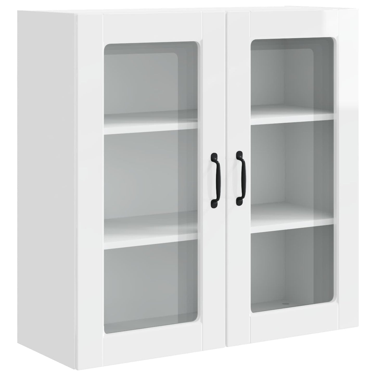 vidaXL Küchenschrank Hochglanz Weiß 80 x 31 x 80 cm Holzwerkstoff