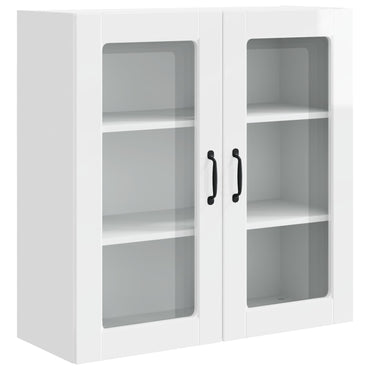 vidaXL Küchenschrank Hochglanz Weiß 80 x 31 x 80 cm Holzwerkstoff