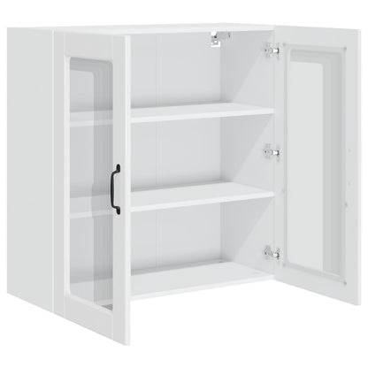 vidaXL Küchenschrank Hochglanz Weiß 80 x 31 x 80 cm Holzwerkstoff