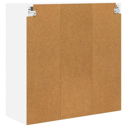 vidaXL Küchenschrank Hochglanz Weiß 80 x 31 x 80 cm Holzwerkstoff