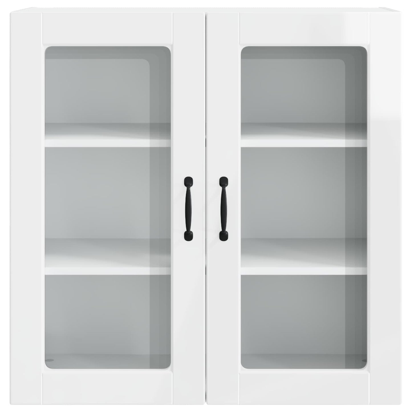 vidaXL Küchenschrank Hochglanz Weiß 80 x 31 x 80 cm Holzwerkstoff