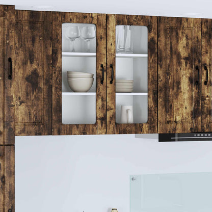 vidaXL Küchenschrank Geräucherte Eiche 80 x 31 x 80 cm Holzwerkstoff