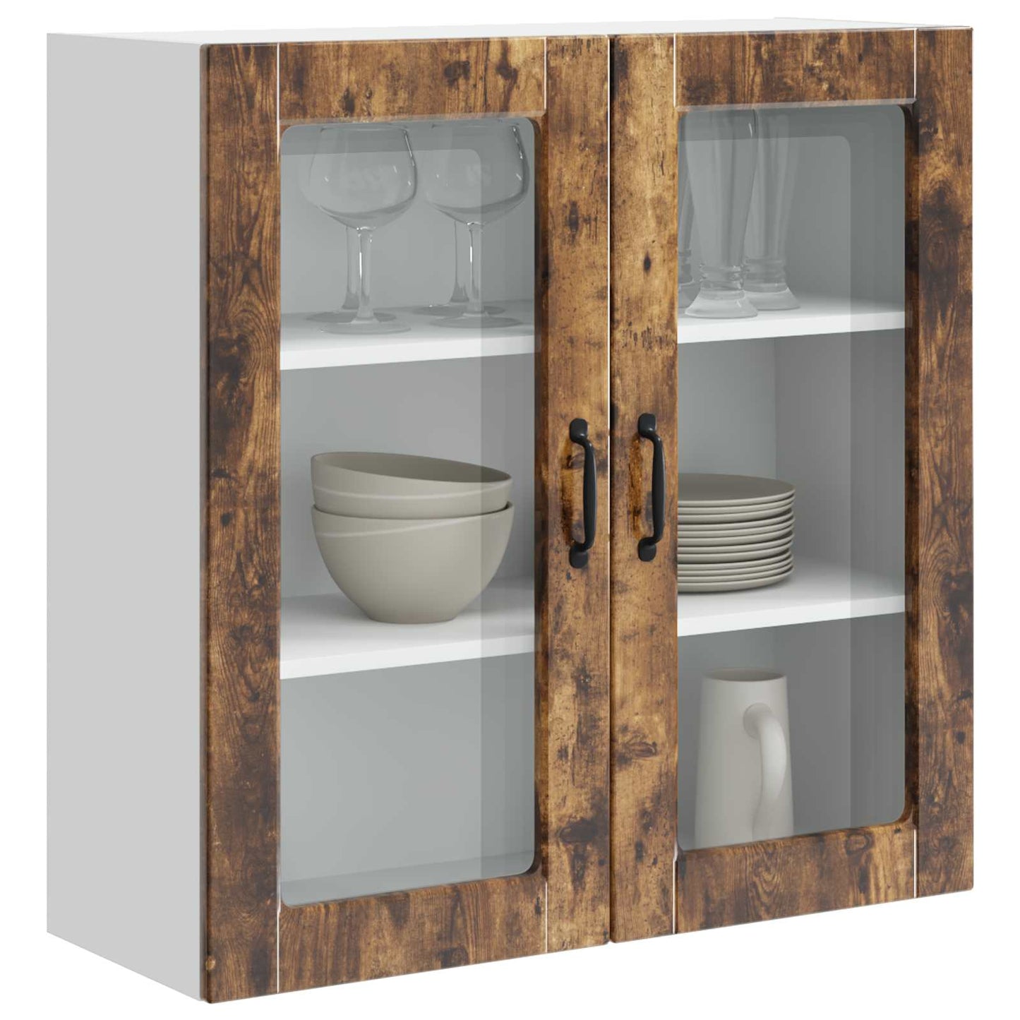 vidaXL Küchenschrank Geräucherte Eiche 80 x 31 x 80 cm Holzwerkstoff