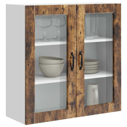 vidaXL Küchenschrank Geräucherte Eiche 80 x 31 x 80 cm Holzwerkstoff