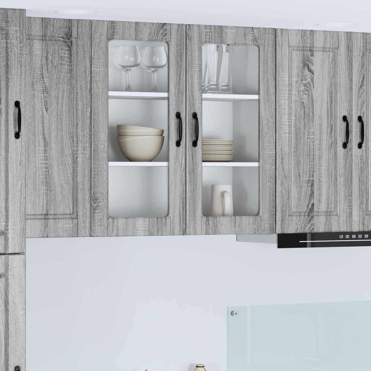 vidaXL Küchenschrank Graues Sonoma 80 x 31 x 80 cm Holzwerkstoff
