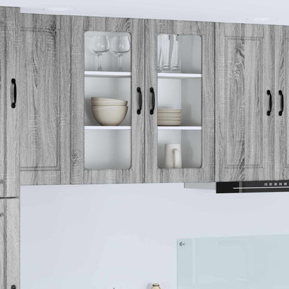 vidaXL Küchenschrank Graues Sonoma 80 x 31 x 80 cm Holzwerkstoff