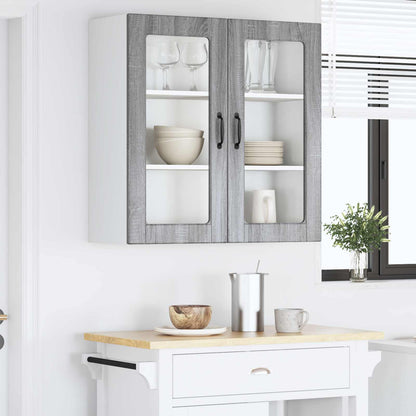 vidaXL Küchenschrank Graues Sonoma 80 x 31 x 80 cm Holzwerkstoff