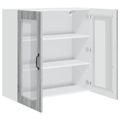 vidaXL Küchenschrank Graues Sonoma 80 x 31 x 80 cm Holzwerkstoff