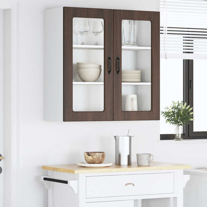 vidaXL Küchenschrank Braun Eichen-Optik 80 x 31 x 80 cm Holzwerkstoff