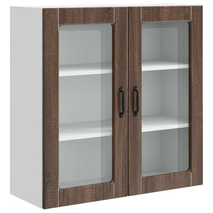 vidaXL Küchenschrank Braun Eichen-Optik 80 x 31 x 80 cm Holzwerkstoff