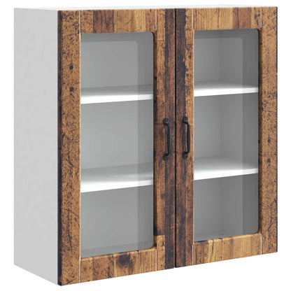 vidaXL Küchenschrank mit Regal Altholz 80 x 31 x 80 cm Holzwerkstoff