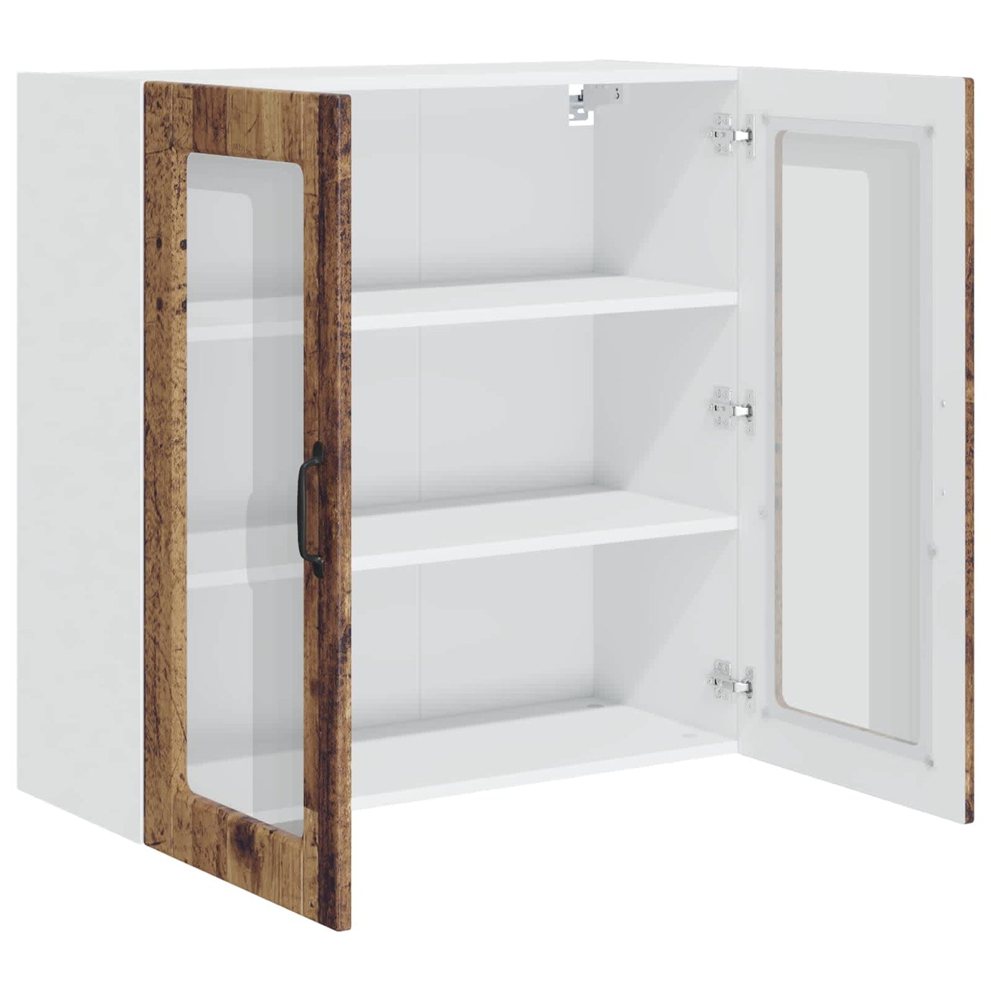vidaXL Küchenschrank mit Regal Altholz 80 x 31 x 80 cm Holzwerkstoff