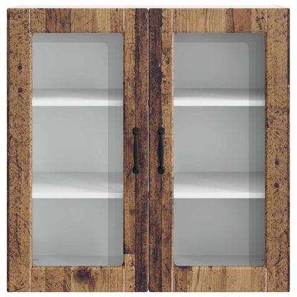 vidaXL Küchenschrank mit Regal Altholz 80 x 31 x 80 cm Holzwerkstoff