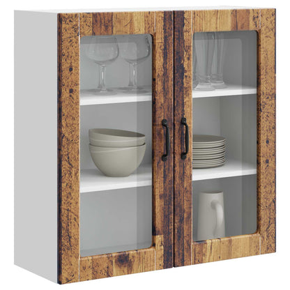 vidaXL Küchenschrank mit Regal Altholz 80 x 31 x 80 cm Holzwerkstoff