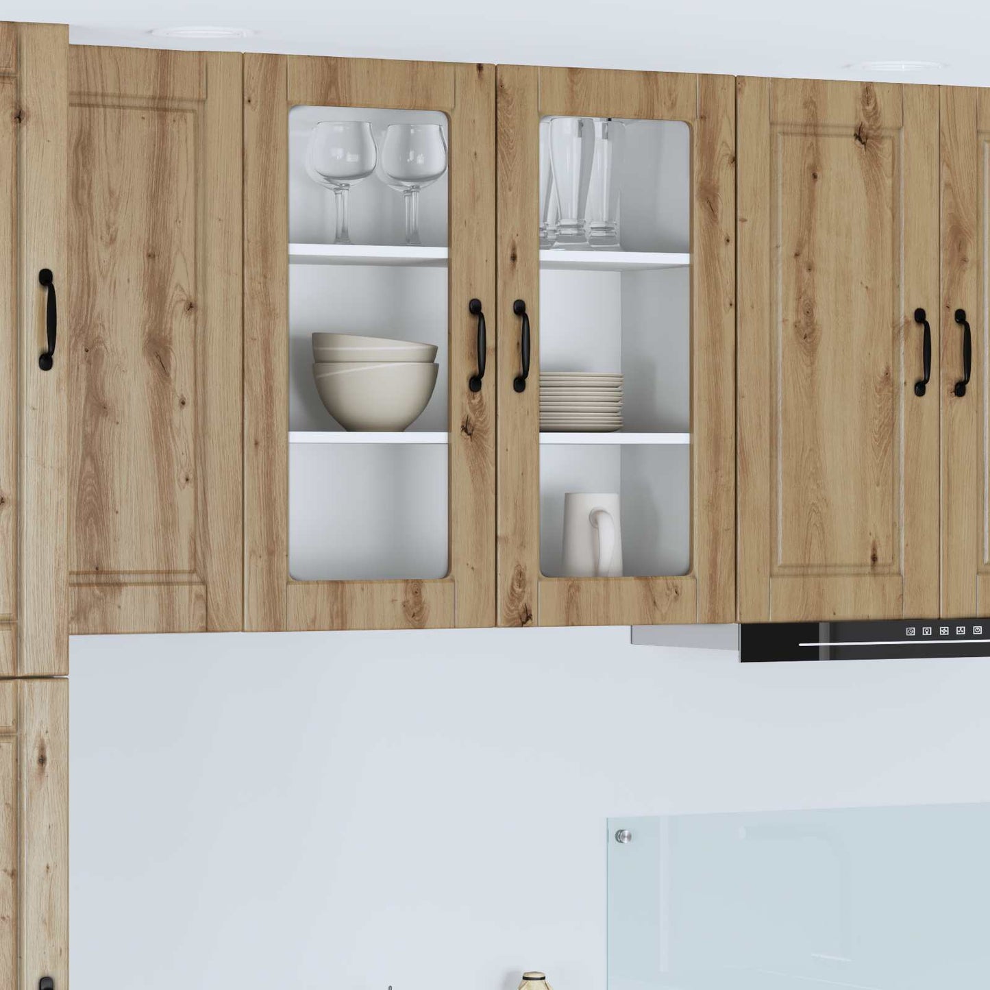 vidaXL Küchenschrank Artisan-Eiche 80 x 31 x 80 cm Holzwerkstoff