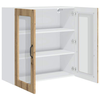 vidaXL Küchenschrank Artisan-Eiche 80 x 31 x 80 cm Holzwerkstoff