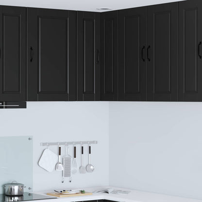 vidaXL Küchenschrank mit Regal Schwarz 57 x 57 x 80 cm Holzwerkstoff