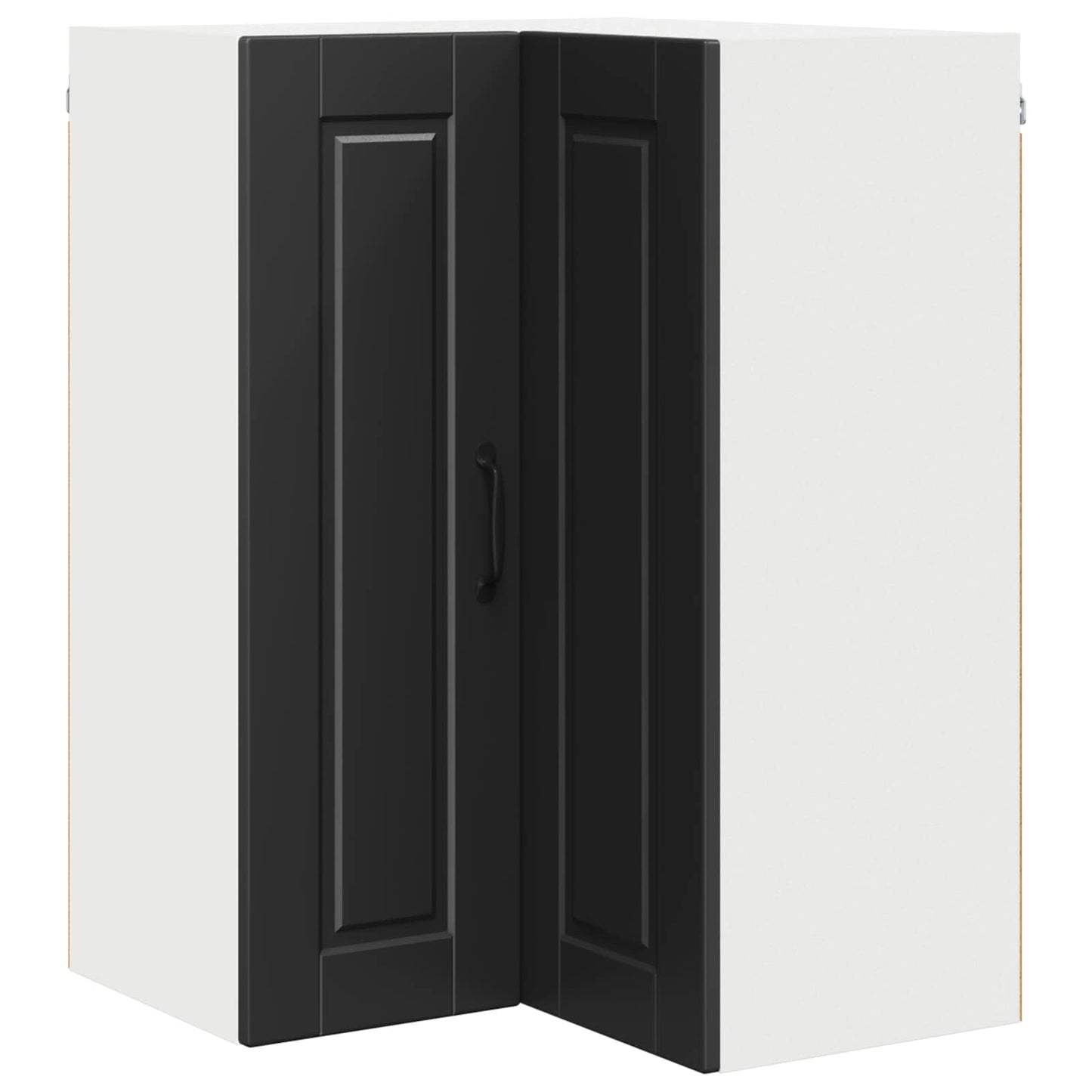 vidaXL Küchenschrank mit Regal Schwarz 57 x 57 x 80 cm Holzwerkstoff