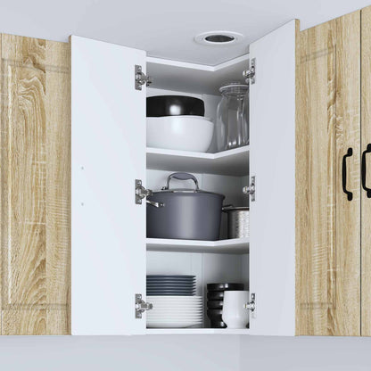 vidaXL Küchenschrank Sonoma-Eiche 57 x 57 x 80 cm Holzwerkstoff