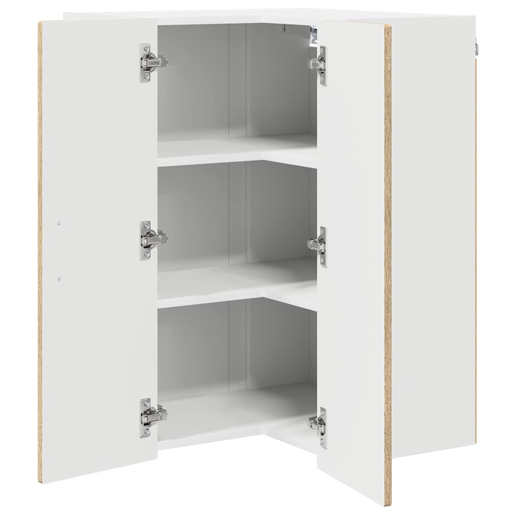 vidaXL Küchenschrank Sonoma-Eiche 57 x 57 x 80 cm Holzwerkstoff