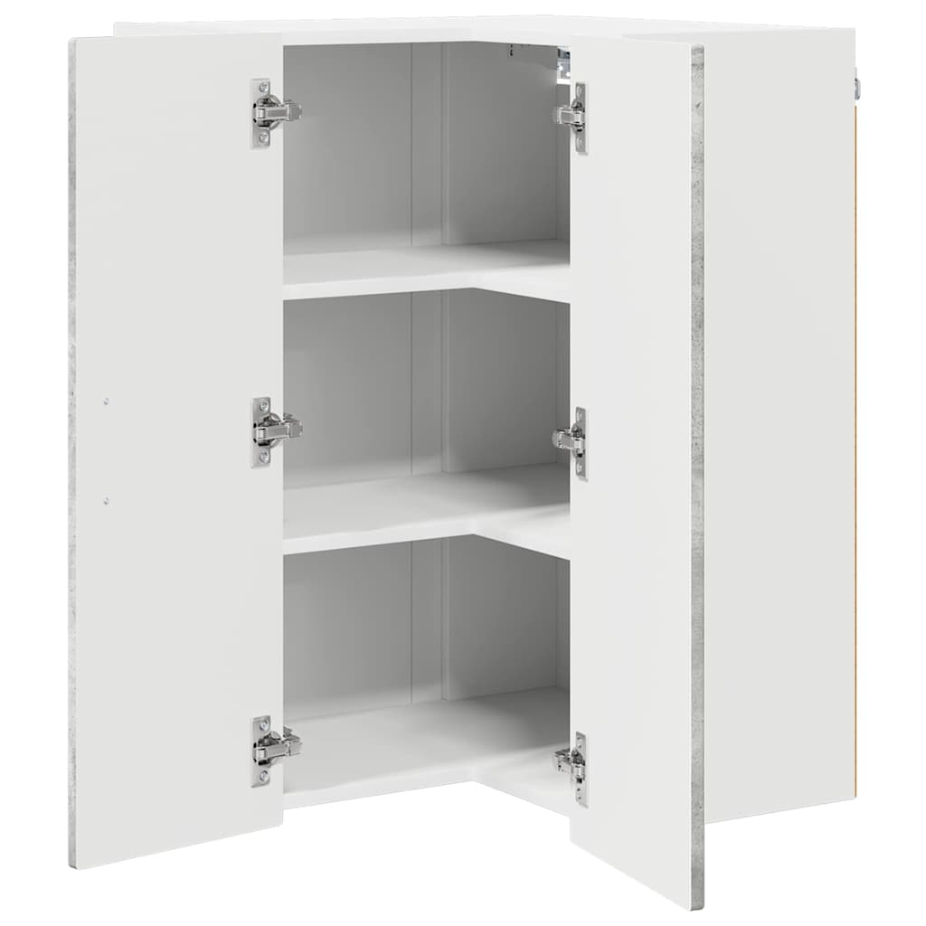 vidaXL Küchenschrank mit Tür Beton Grau 57 x 57 x 80 cm Holzwerkstoff