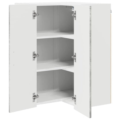 vidaXL Küchenschrank mit Tür Beton Grau 57 x 57 x 80 cm Holzwerkstoff