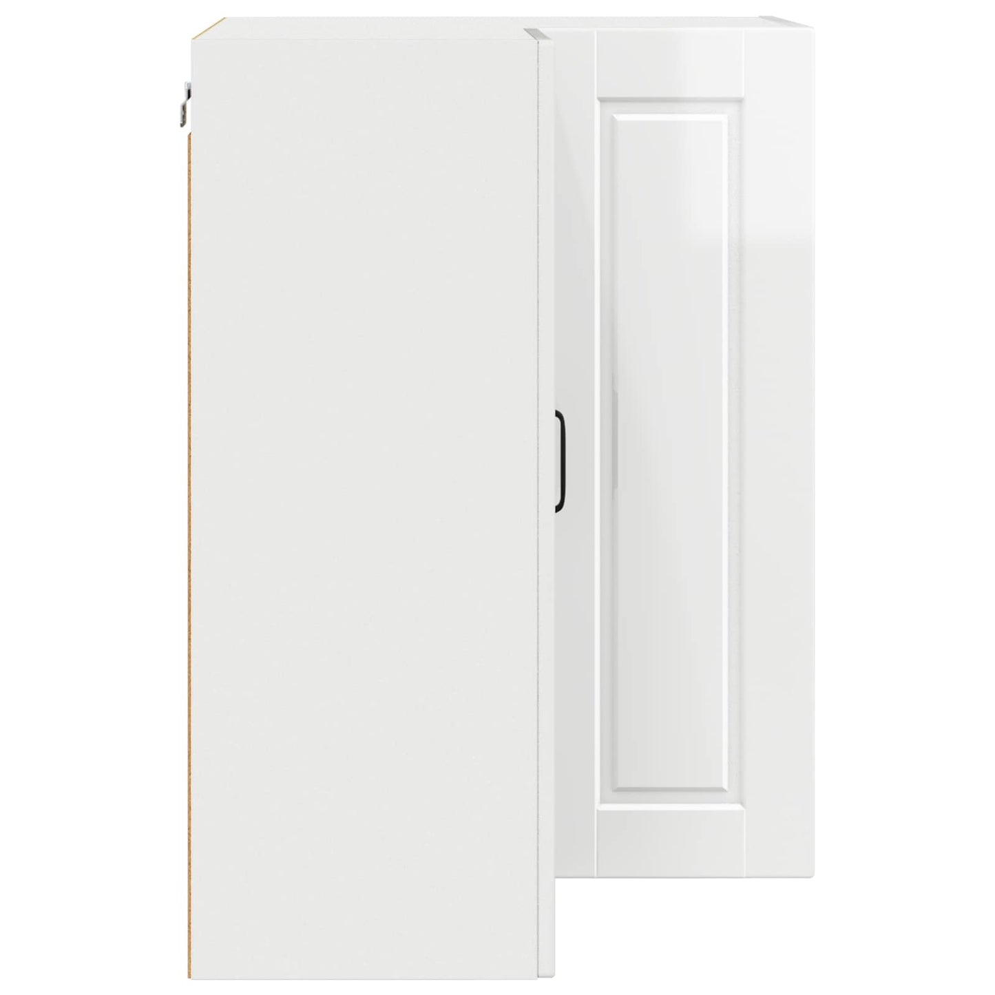 vidaXL Küchenschrank Hochglanz Weiß 57 x 57 x 80 cm Holzwerkstoff