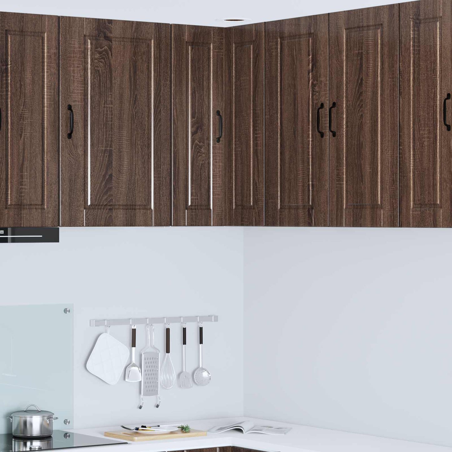 vidaXL Küchenschrank Braun Eichen-Optik 57 x 57 x 80 cm Holzwerkstoff