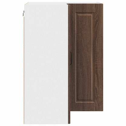 vidaXL Küchenschrank Braun Eichen-Optik 57 x 57 x 80 cm Holzwerkstoff