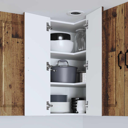 vidaXL Küchenschrank mit Regal Altholz 57 x 57 x 80 cm Holzwerkstoff
