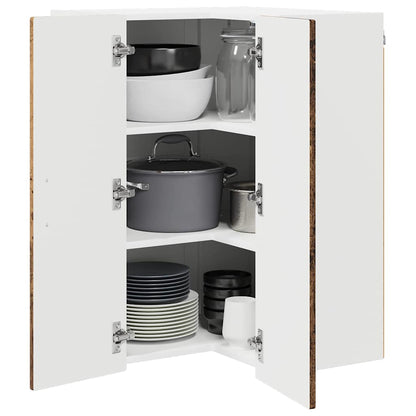 vidaXL Küchenschrank mit Regal Altholz 57 x 57 x 80 cm Holzwerkstoff