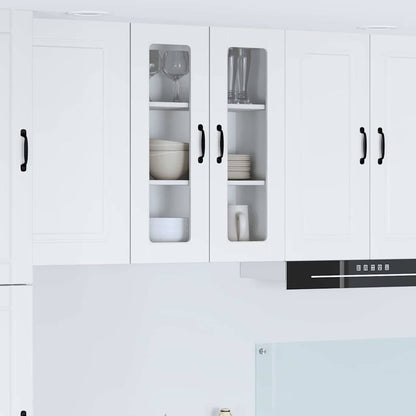 vidaXL Küchenschrank mit Regal Weiß 60 x 31 x 80 cm Holzwerkstoff