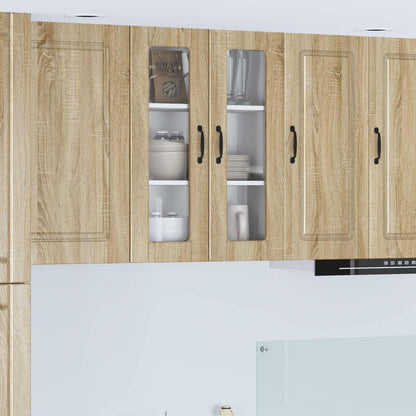 vidaXL Küchenschrank Sonoma-Eiche 60 x 31 x 80 cm Holzwerkstoff