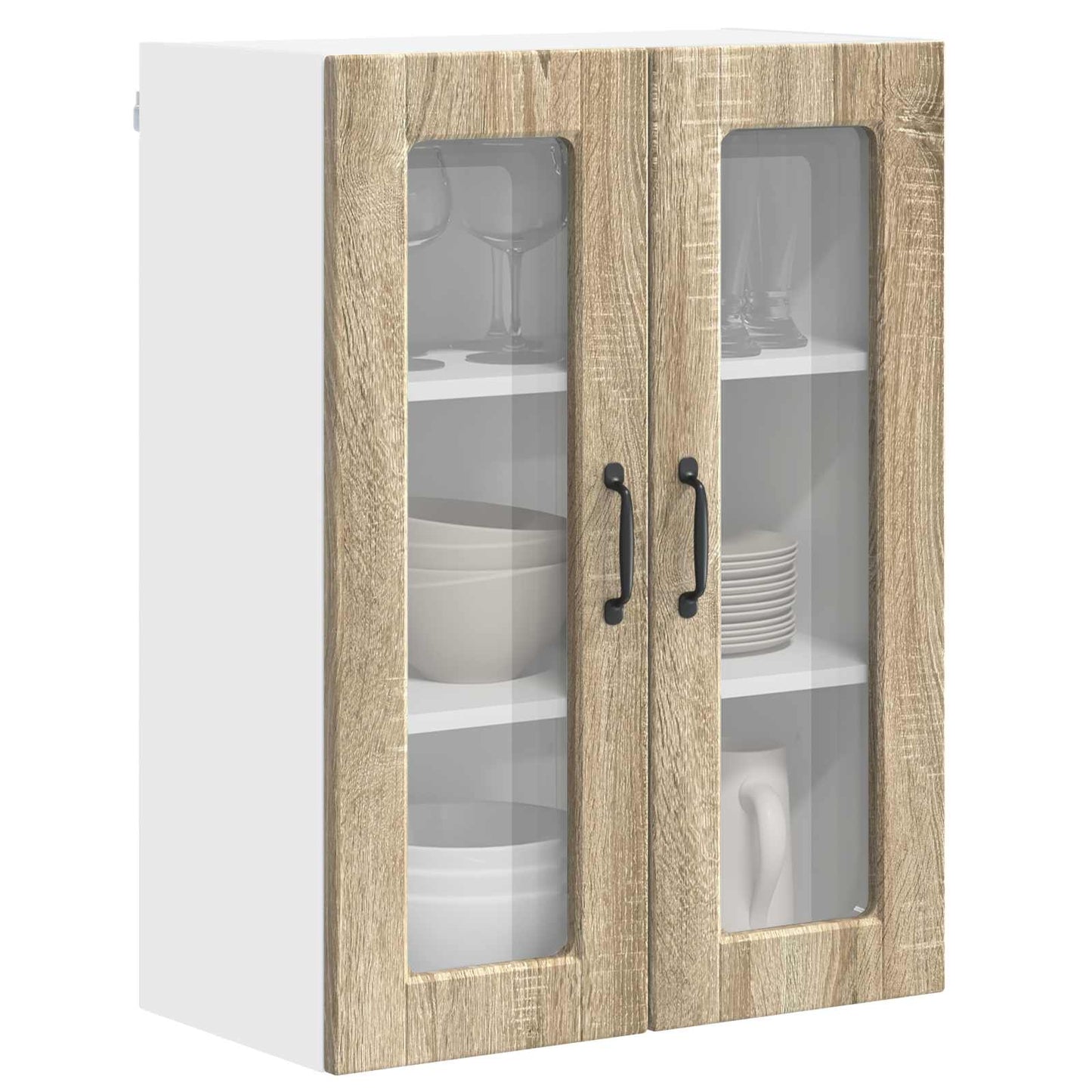 vidaXL Küchenschrank Sonoma-Eiche 60 x 31 x 80 cm Holzwerkstoff