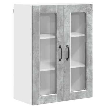 vidaXL Küchenschrank mit Tür Beton Grau 60 x 31 x 80 cm Holzwerkstoff