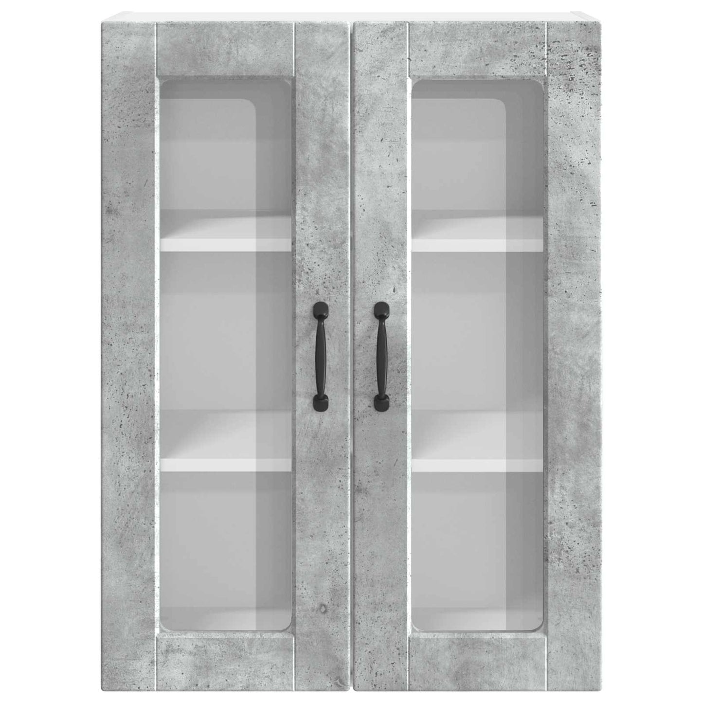 vidaXL Küchenschrank mit Tür Beton Grau 60 x 31 x 80 cm Holzwerkstoff