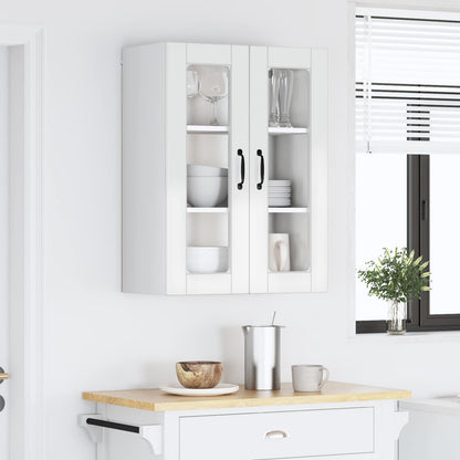 vidaXL Küchenschrank Hochglanz Weiß 60 x 31 x 80 cm Holzwerkstoff
