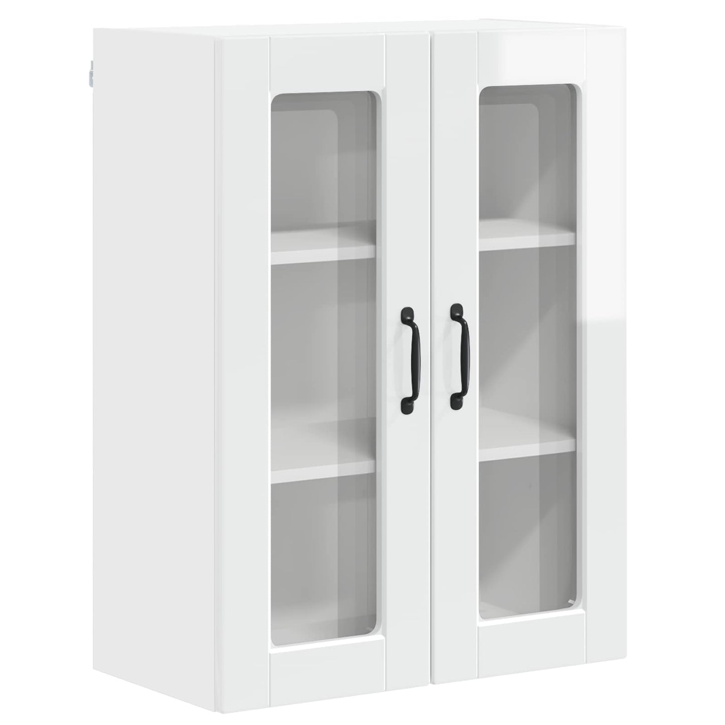 vidaXL Küchenschrank Hochglanz Weiß 60 x 31 x 80 cm Holzwerkstoff