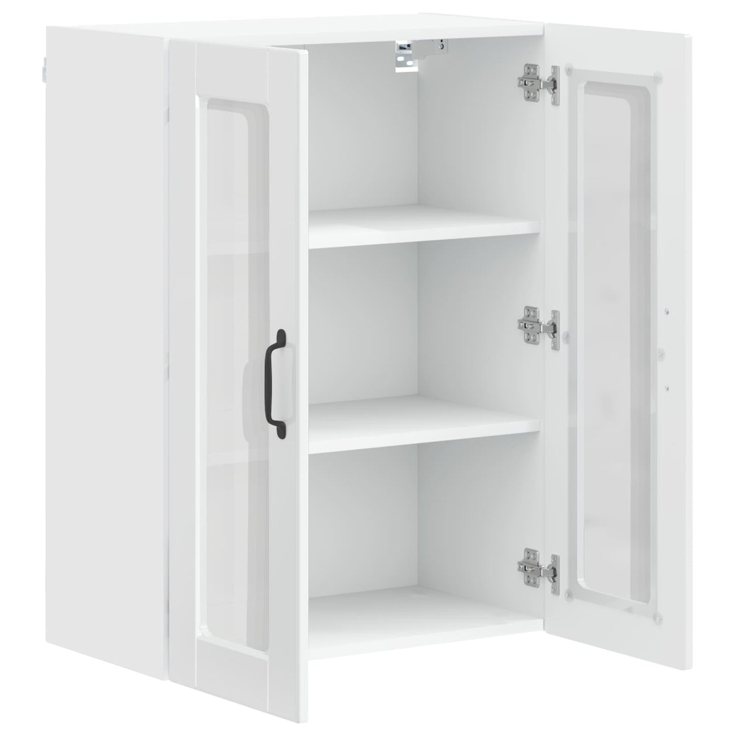 vidaXL Küchenschrank Hochglanz Weiß 60 x 31 x 80 cm Holzwerkstoff