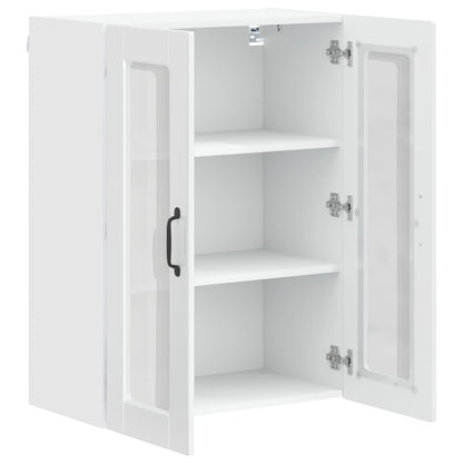 vidaXL Küchenschrank Hochglanz Weiß 60 x 31 x 80 cm Holzwerkstoff