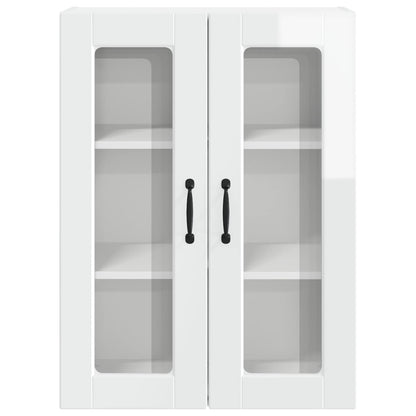 vidaXL Küchenschrank Hochglanz Weiß 60 x 31 x 80 cm Holzwerkstoff