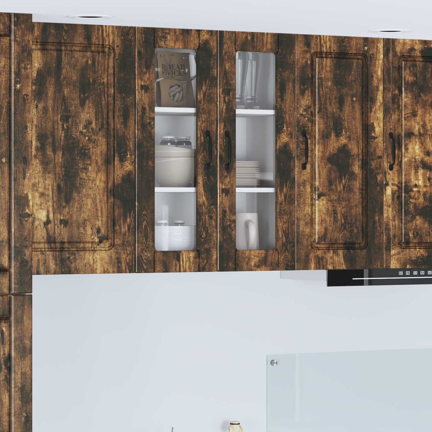 vidaXL Küchenschrank Geräucherte Eiche 60 x 31 x 80 cm Holzwerkstoff