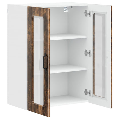 vidaXL Küchenschrank Geräucherte Eiche 60 x 31 x 80 cm Holzwerkstoff