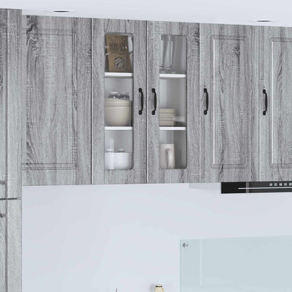 vidaXL Küchenschrank Graues Sonoma 60 x 31 x 80 cm Holzwerkstoff