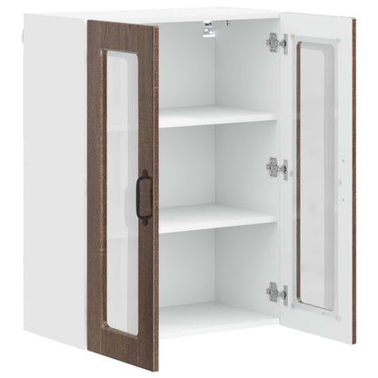vidaXL Küchenschrank Braun Eichen-Optik 60 x 31 x 80 cm Holzwerkstoff